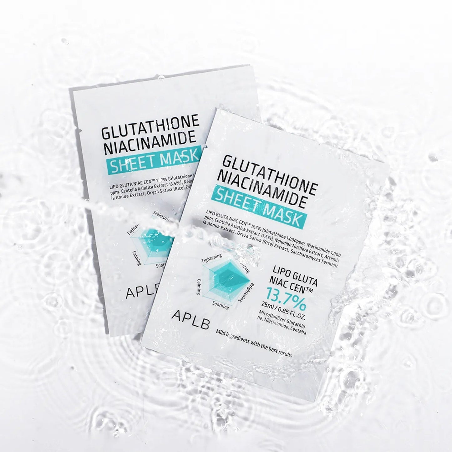 APLB Glutathione Niacinamide Sheet Mask 25ML - LB BEAUTY
