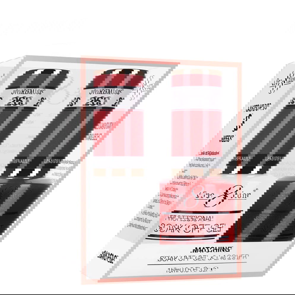 Cre8tion Matching Color Gel & Nail Lacquer 263 Overzealous - LB BEAUTY