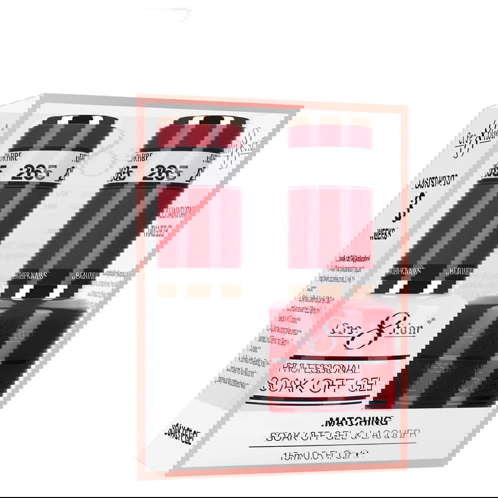 Cre8tion Matching Color Gel & Nail Lacquer 265 Fighting With Fire - LB BEAUTY