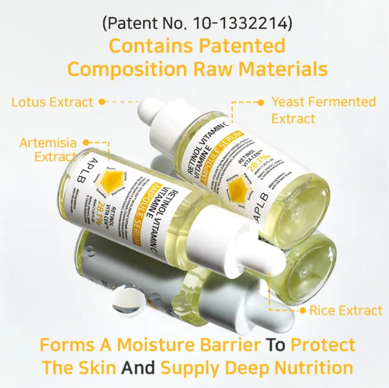 APLB Retinol Vitamin C Vitamin E Ampoule Serum