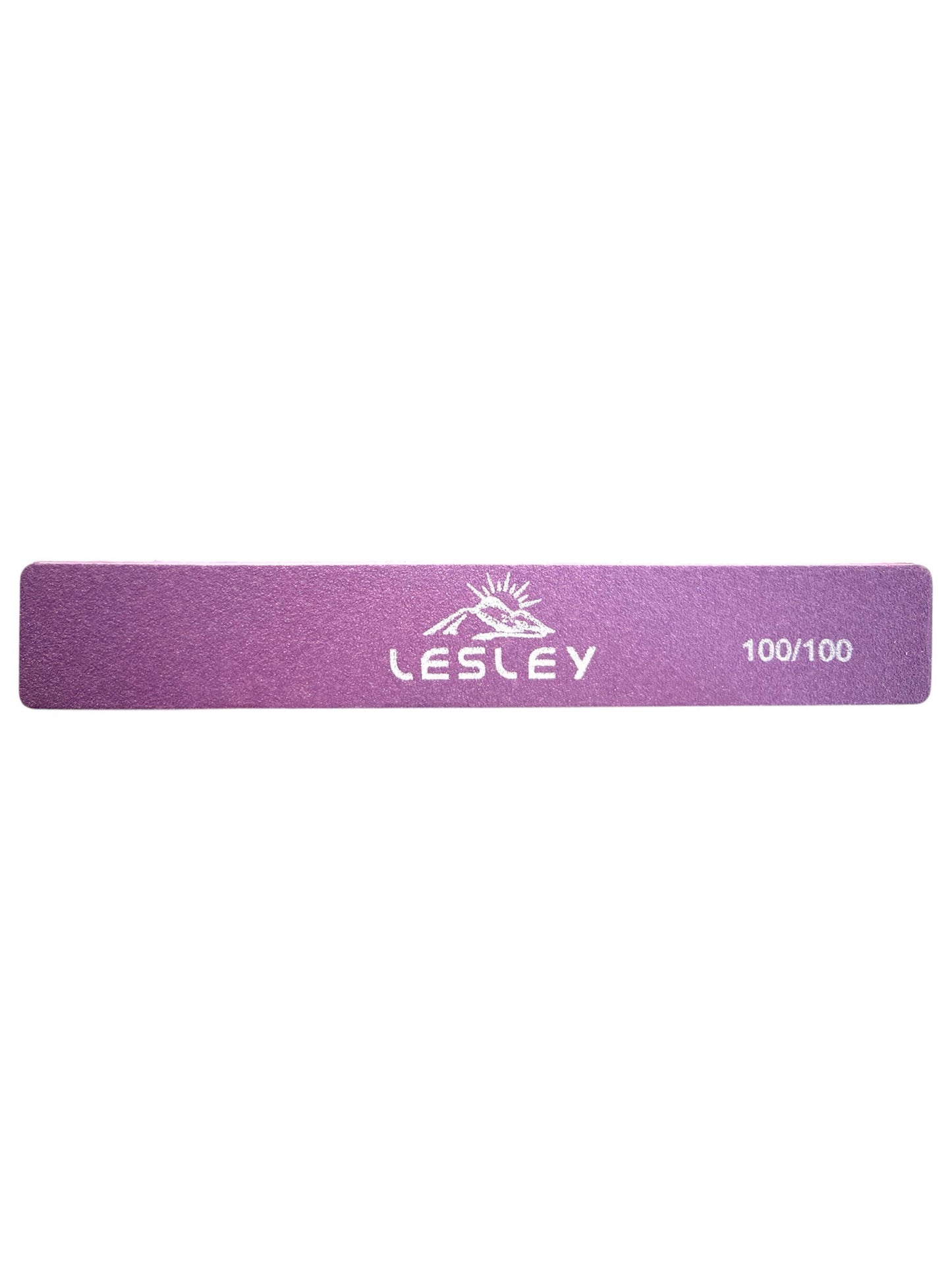 Lesley Square Shape Nail File Purple 100/100 - LB BEAUTY