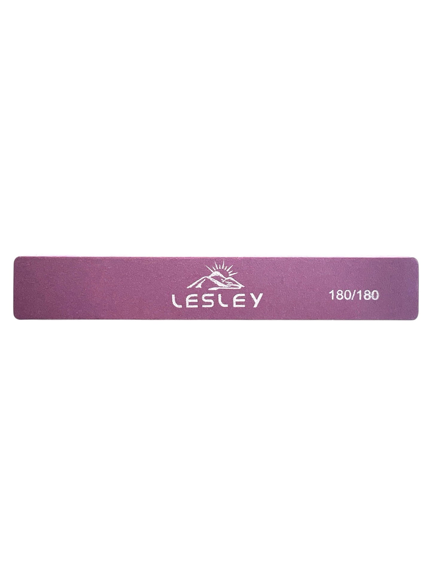 Lesley Square Shape Nail File Purple 180/180 - LB BEAUTY