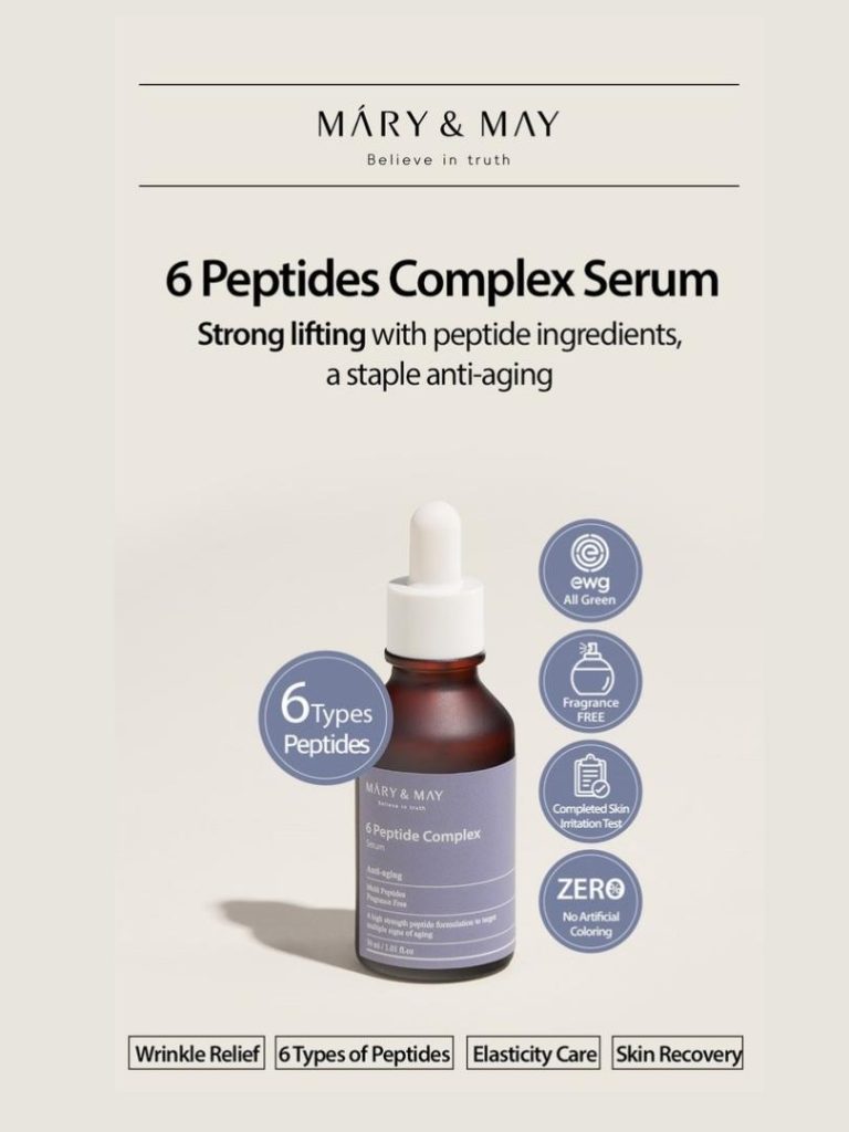 Mary&May 6 Peptide Complex Serum 30ml - LB BEAUTY