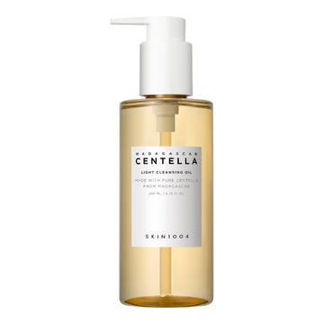 Bottle of Skinfood Paraguas Centella Light Cleansing Oil on a white background