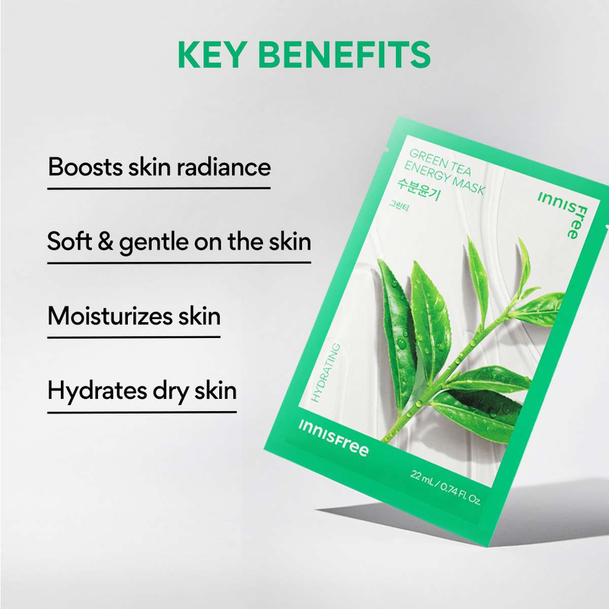 INNISFREE Green Tea Energy Mask 22ml