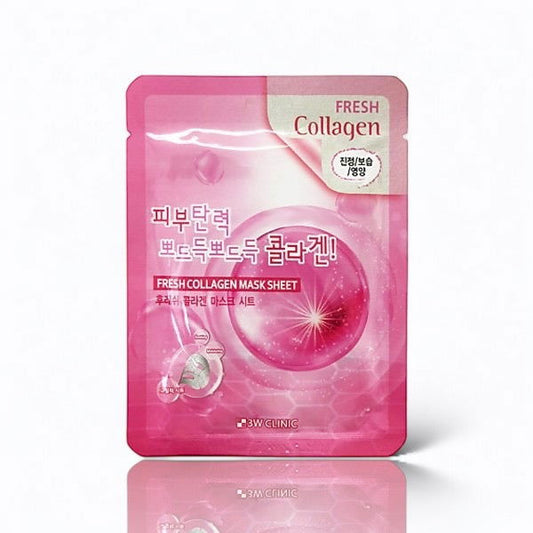 3W Clinic Fresh Collagen Mask Sheet - LB BEAUTY 