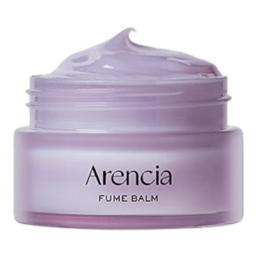 Pink balm container with 'Arenicia' branding on a white background