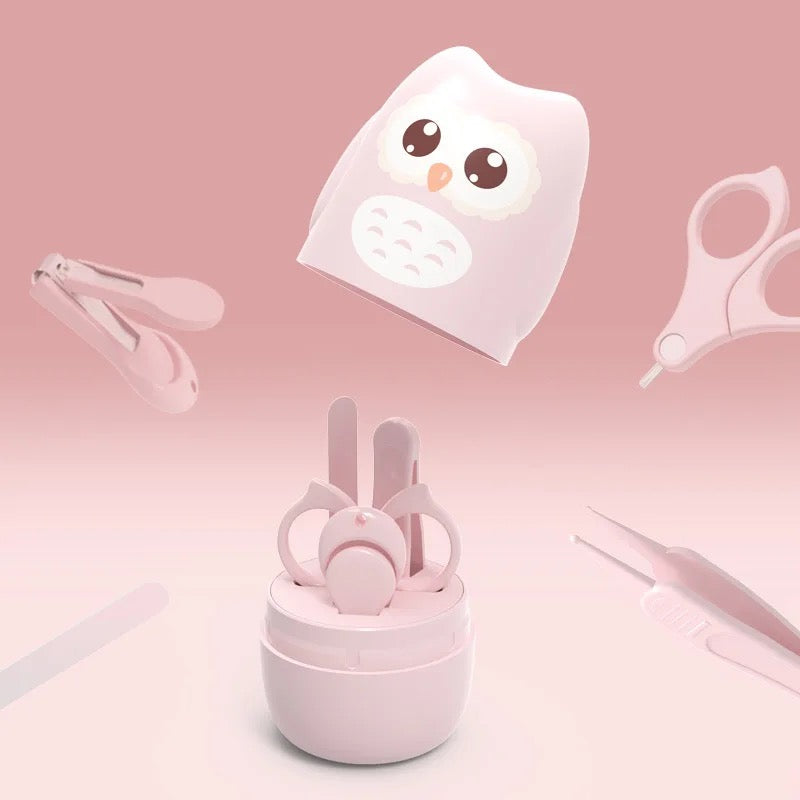 Baby Manicure Kit Set Owl Shape - LB BEAUTY 