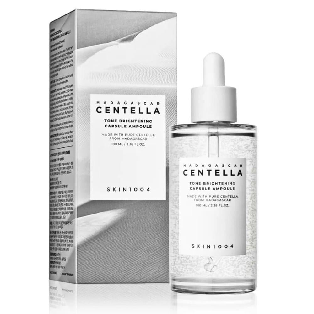 SKIN1004 Madagascar Centella Ampoule bottle and packaging on a white background