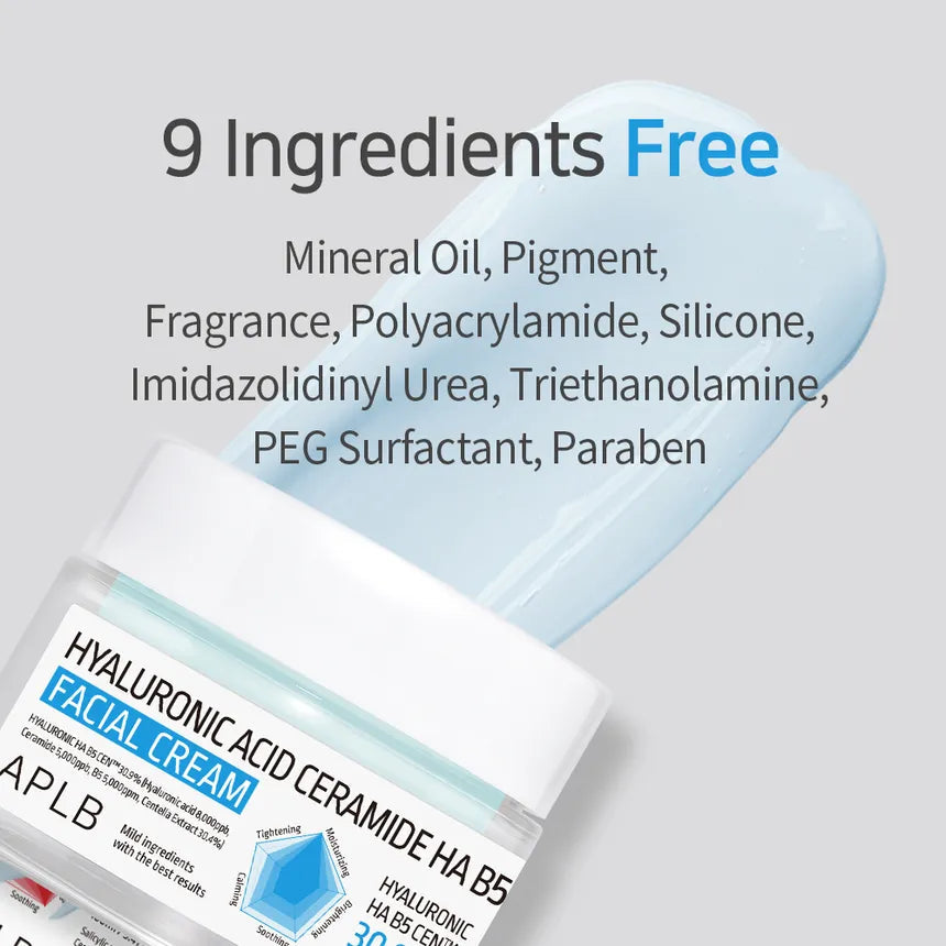 APLB Hyaluronic Acid Ceramide HA B5 Facial Cream