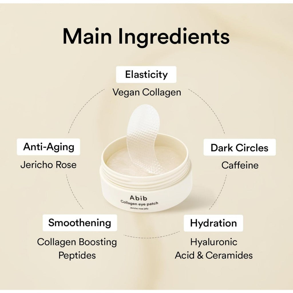 ABIB Collagen Eye Patch Jericho Rose Jelly (30 pairs)