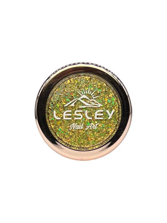 Lesley Holo Mix Gold Sequin Glitter - LB BEAUTY 