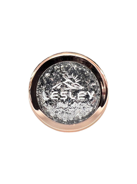 Lesley Silver Flakes Glitter - LB BEAUTY 