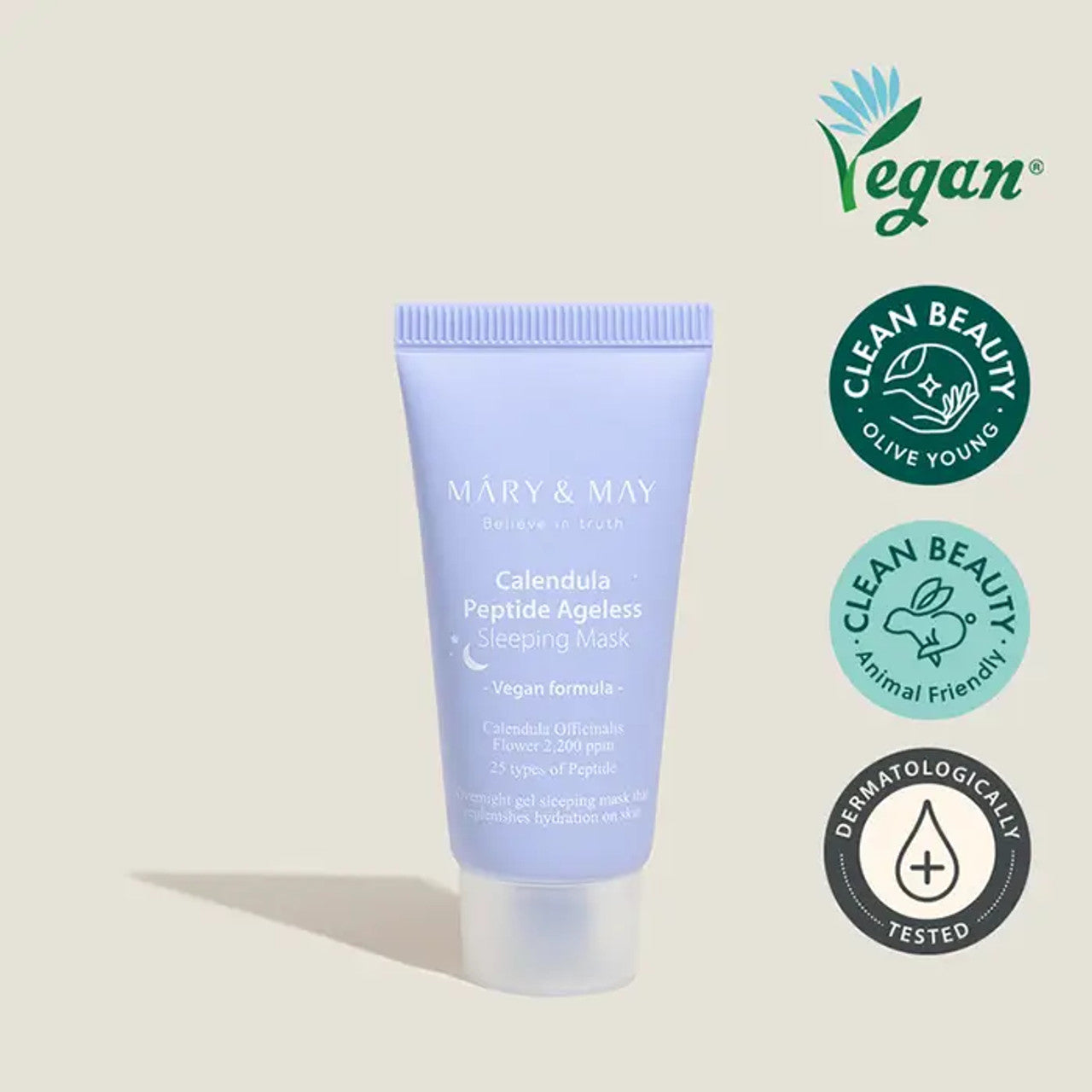 Mary&May Calendula peptide Ageless Sleep Mask 30g - LB BEAUTY 