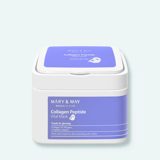 Mary&May Collagen Peptide Vita Mask 30stk - LB BEAUTY 