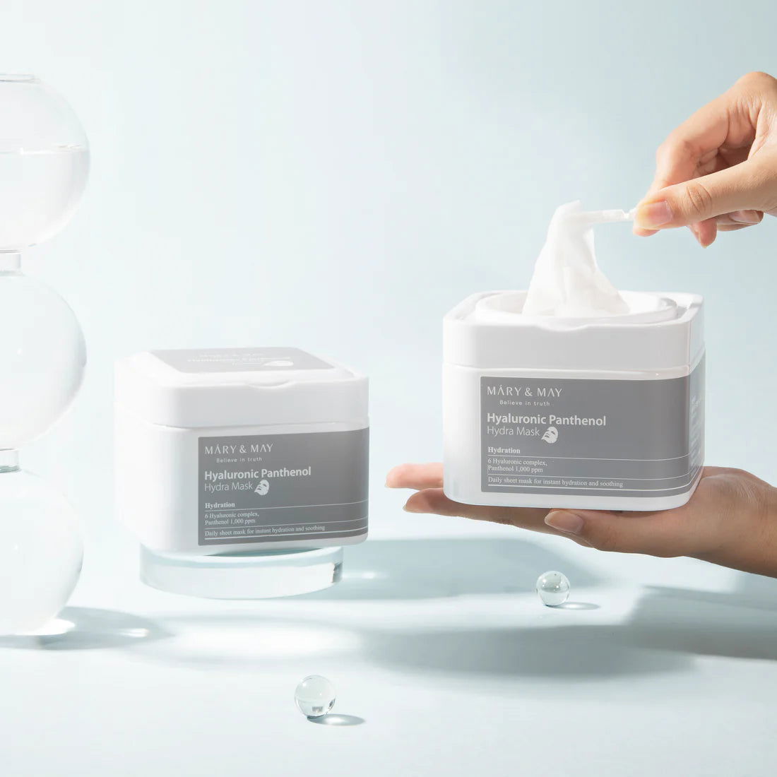 Mary&May Hyaluronic Panthenol Hydra Mask 30stk - LB BEAUTY 