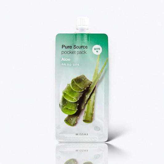 Missha Pure Source Pocket Pack Aloe 10ml - LB BEAUTY 