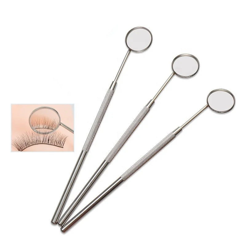 Stainless Steel Eyelash mini mirror - LB BEAUTY 