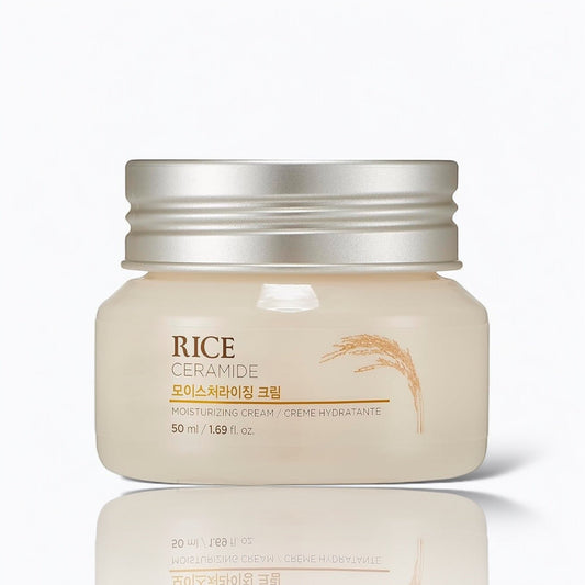 The Face Shop Rice&Ceramide Moisturizing Cream 50ml - LB BEAUTY 