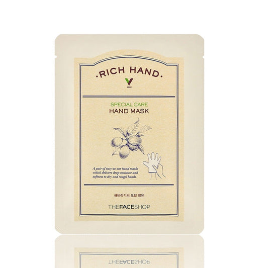The Face Shop Rich Hand V Special Care Hand Mask - LB BEAUTY 